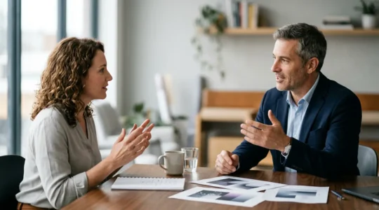 Négociation d'un contrat d'assurance avec analyse de profil client