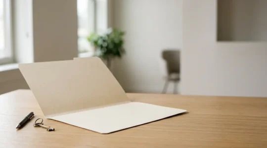 Concept de résiliation d'assurance avec documents administratifs et calendrier illustrant les délais légaux