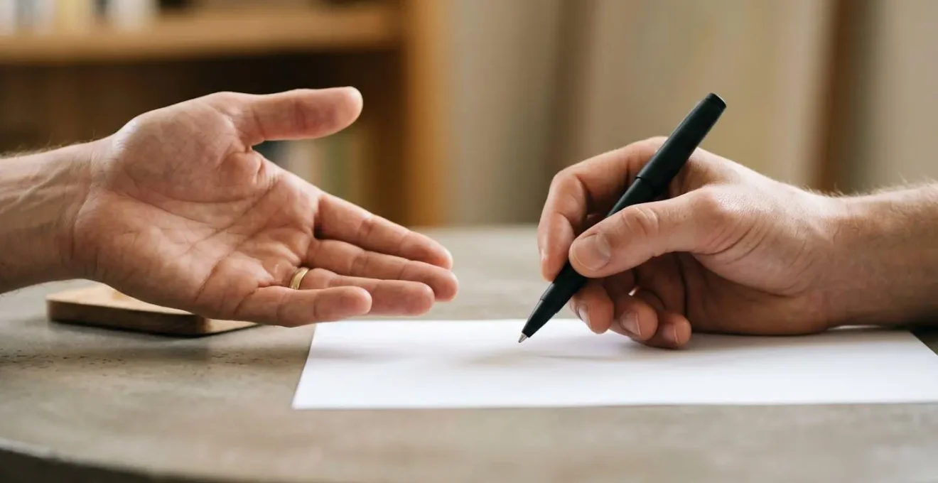 Représentation métaphorique de l'équilibre des pouvoirs lors de la négociation d'un sinistre important entre parties