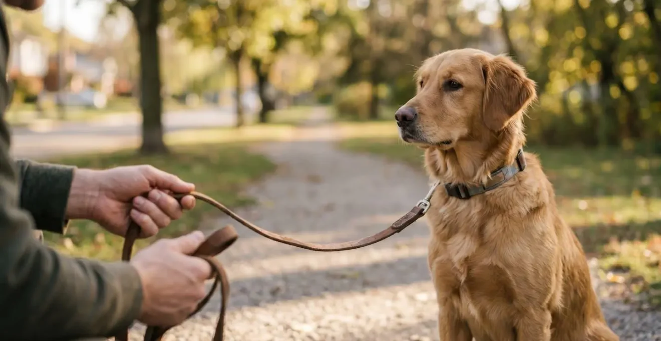 Représentation symbolique de la responsabilité liée à la garde d'un animal de compagnie